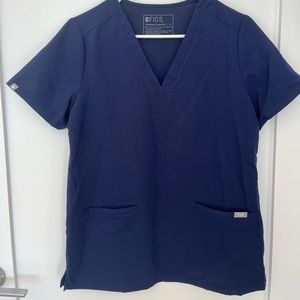 FIGS Casma Three Pocket Scrub Top | Size: Small | Color: Navy